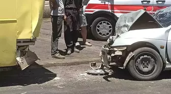 Kahramanmaraş'ta Otomobil Halk Otobüsüne Çarptı: 2 Yaralı