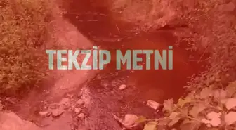 'Şile'de atık su krizi' haberine dair tekzip metni