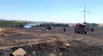 Malkara'da Tarla Yangını: 20 Dönüm Alan Zarar Gördü
