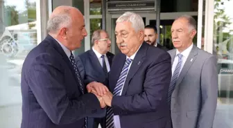 TESK Başkanı Palandöken, Erzurum'da Esnafı Ziyaret Etti