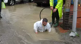 Trabzon Sürmene'de Sağanak Yağış Sonrası Su Taşkınları