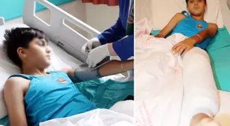 Arkadaşının yaptığı 'şaka' Emir'i hastanelik etti