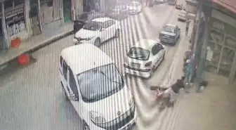Hafif ticari araç ile elektrikli bisiklet çarpıştı: 1 yaralı
