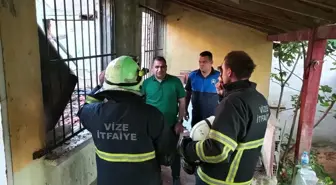 Kırklareli'nde Metruk Binada Yangın Çıktı