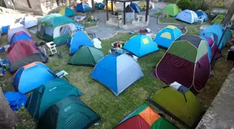 Kırkpınar Yağlı Güreşleri'nde Yoğunluk: Güreş Severler Çadırda Kaldı