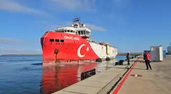 Oruç Reis Sismik Araştırma Gemisi Zonguldak'a Döndü