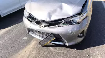Siirt'te Maddi Hasarlı Kaza