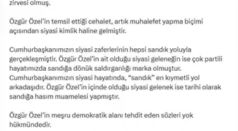 Ömer Çelik'ten Özgür Özel'e Sert Yanıt