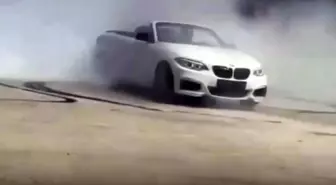 Burdur'da Drift Yapan Sürücüye Cezai İşlem