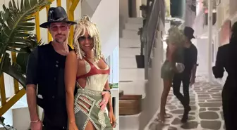 Eda Taşpınar, Yunanistan'da gizemli sevgilisiyle aşka geldi
