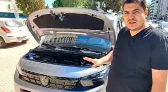 Mersin'de Sıfır Araç Satın Alan Tarık Erdoğan, Motor Kaputunun Değiştirildiğini Öğrendi