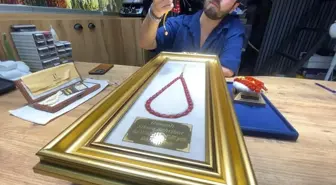 Elazığ'da 1 Milyon Lira Değerinde Osmanlı Kehribarı Tespihler Satışta
