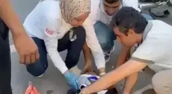 Mersin'de Motosiklet Kazası: Doktor İlk Müdahaleyi Yaptı