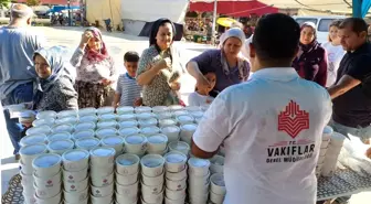 Köşk'te aşure hayrı etkinliğine yoğun ilgi