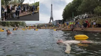 Paris'te 102 yıllık yasak kalktı, Seine Nehri halka açıldı