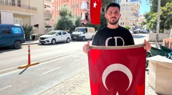 Alanya'da Türk Bayrağını Çalan Polonya Uyruklu Şahıs Gözaltına Alındı