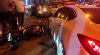 Tekirdağ'da Motosiklet ve Otomobil Çarpıştı: 1 Yaralı