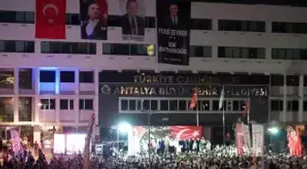Muhittin Böcek'e Destek Mitingi Düzenlendi