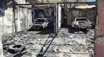Avcılar'da Metruk Oto Tamircisinde Yangın Çıktı