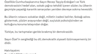 Milli Eğitim Bakanı Tekin: CHP Genel Başkanı'nın Açıklamaları Demokrasi Düşmanlığıdır