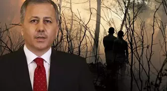 Bakan Yerlikaya yangın bölgesinde: 228 konut ağır hasarlı