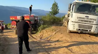 Kastamonu-Çankırı Sınırında Orman Yangını