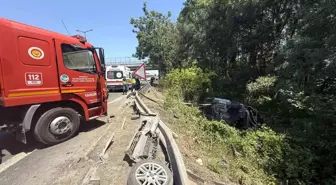 Sakarya'da Otoyolda Kaza: 6 Yaralı