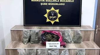 Siverek'te Uyuşturucu Operasyonu: 7 Kilogram Skunk Ele Geçirildi