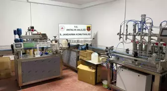 Antalya'da 46 Bin Litre Sahte İçki Ele Geçirildi