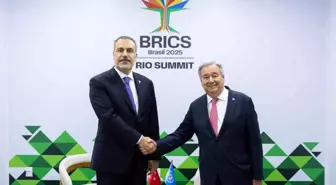 Dışişleri Bakanı Hakan Fidan, BM Genel Sekreteri Guterres ile Görüştü