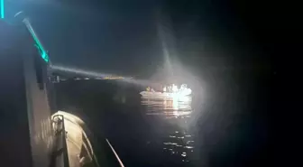 Datça Açıklarında Kurtarılan Düzensiz Göçmenler