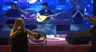 Festivalde Dron Kazası: Nurcan Altınok'un Başına Çarptı