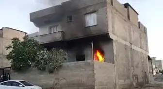 Gaziantep'te 2 Katlı Binada Yangın Çıktı