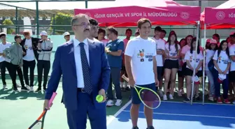 Iğdır'da 5. Alagöz Holding Kayısı Cup Tenis Turnuvası Başladı