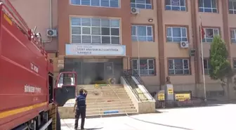 İncirliova'da İlkokulda Yangın Panic Yarattı