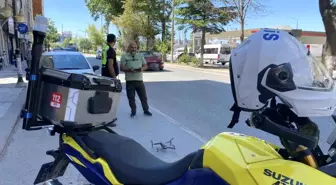 Kütahya'da Dron Destekli Trafik Denetimi Yapıldı