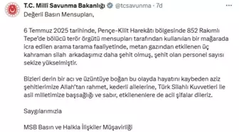 Pençe-Kilit Harekatı'nda 3 asker daha şehit oldu