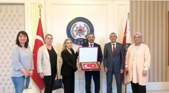 Muhabirler Derneği, Emniyet Müdürü Dinç'i Ziyaret Etti