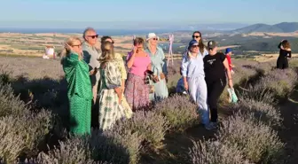 Süleymanpaşa'nın Mor Lavanta Tarlaları, Rus Turistlerin Gözdesi Oldu
