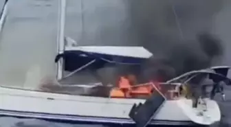 Uyuşturucu kaçakçıları yakalanmamak için milyon dolarlık yatlarını ateşe verdi