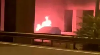 Sakarya'da Yangın: Otomobil Kullanılamaz Hale Geldi