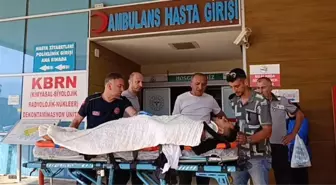İnegöl'de Elektrik Direğinde Çalışan İşçi Akıma Kapılıp Düştü