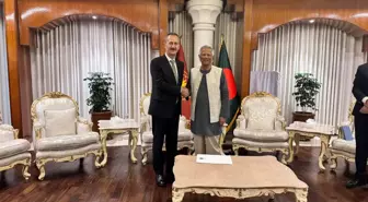 Savunma Sanayii Başkanı Haluk Görgün, Bangladeş Geçici Hükümeti Başkanı'nı Ziyaret Etti