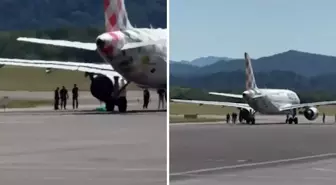 Havalimanına izinsiz giriş yapan adam, uçak motoruna kapılıp hayatını kaybetti