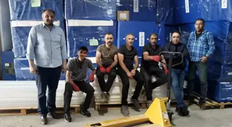 Erzurum'a Uluslararası Standartlarda Buz Pisti Minderleri Ulaştı