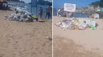 İstanbul'un meşhur plajı çöplerden geçilmiyor