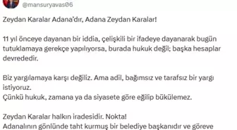 Mansur Yavaş'tan Zeydan Karalar Açıklaması: 'Hukuk Eğilip Bükülemez'