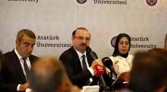 Atatürk Üniversitesi Rektörü Hacımüftüoğlu, Basın Mensuplarıyla Buluştu