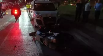 Alkollü Sürücü Motosiklete Çarptı, Olay Yerinden Kaçtı