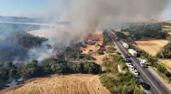 Edirne'deki Orman Yangını Sınır Kapısı Yolunu Kapattı